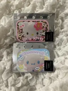 ハローキティ　シナモン　キャラクターステッカープリクラ ver. 2点セット