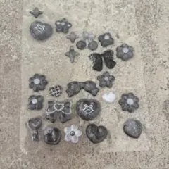 【おすそ分け】ボンボンドロップシール　ブラック