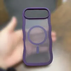 iPhone Air マグセーフ対応 パープルソフトケース
