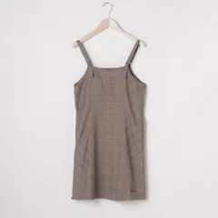 【タグ付き】メゾピアノジュニア チェックワンピース ジャンパースカート 140