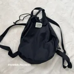 FREDRIK PACKERS 黒 ナイロンリュック