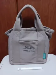 スヌーピー　ファーロン　トートバッグ
