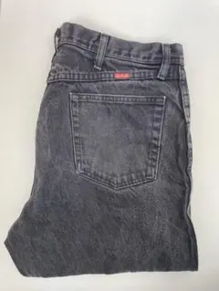 RUSTLER ブラックデニム 黒W38L32 古着