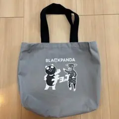 新品未使用　イオンブラックパンダ　イオン　グラニフコラボトートバック　グレーのサムネイル