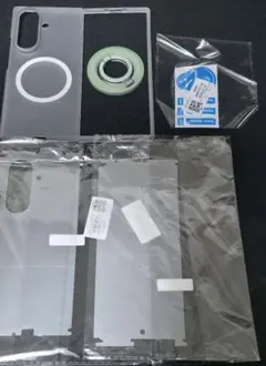 Galaxy z Fold7MagSafe対応クリアケース等のアクセサリーセット