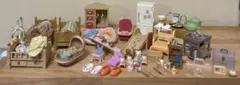 シルバニアファミリー 赤ちゃん人形と家具セット
