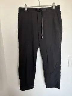 ザノースフェイス　ブラック M ストレートカジュアルパンツ ベルト付き　速乾
