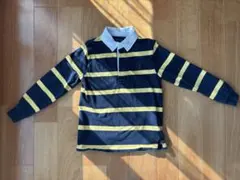 POLO RALPH LAUREN kidsラガーシャツ 7 ネイビー/イエロー