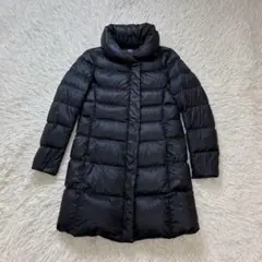 UNIQLOブラック ロング丈 ウルトラライトダウン
