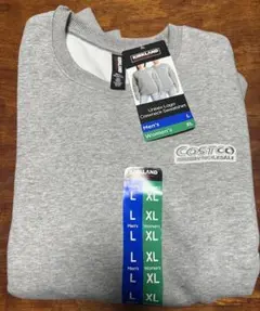 COSTCO スウェット グレー/men's L/women's X L