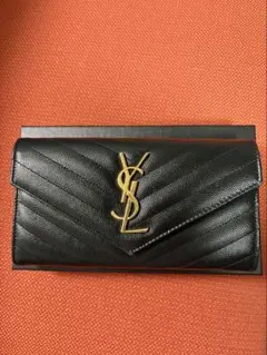 Saint Laurent 長財布 ブラック ゴールド金具のサムネイル