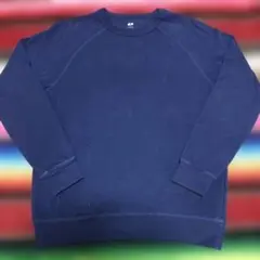 ユニクロ　スウェット　トレーナー　紺