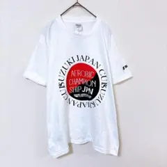 プリントスター　Tシャツ　メンズM　前後プリント　白色　綿100％