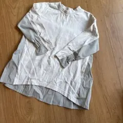 branshesドッキングカットソー プリーツ切り替え グレー系 110