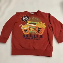 DOUBLE.B ハンバーガー トレーナー 120