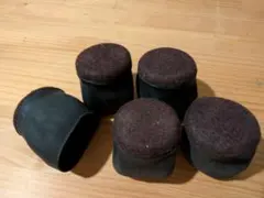 キャスターカバーフェルト 5個入り 椅子 キャスター 固定 保護 家具 きず防止