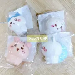ちいかわ　ぷかぷかソフビミニフィギュア　ちいかわ　ハチワレ　モモンガ　古本屋のサムネイル