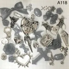A118♡デコパーツ♡レジンパーツ♡素材♡まとめ売り♡地雷系♡ギャル♡サブカル♡