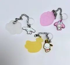 サンリオキャラクターズ ダブルチャーム ３個セット