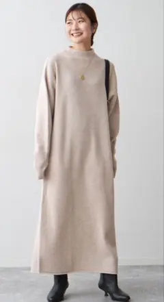 SLOBE IENA ウォッシャブルウールニットワンピース