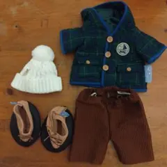 【ダッフィー、冬服】 上着、ズボン、帽子、靴
