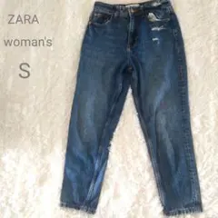 ZARA ダメージデニムパンツ EUR36 スキニー