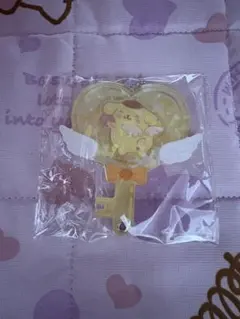 ポムポムプリン　シークレットカスタムアクリルチャーム　エンジェル