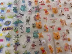 ディズニー ぷくぷくシール 立体シール 4シート