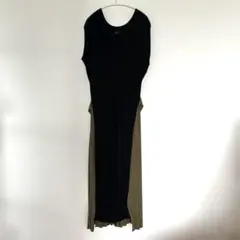 OSMOSIS サマーニット プリーツワンピース