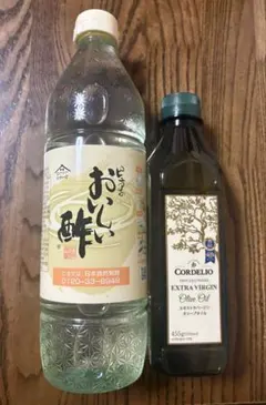 おいしい酢 955ml & エキストラバージンオリーブオイル 455g セットのサムネイル