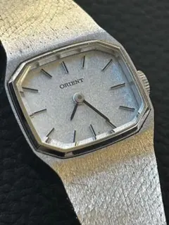 ORIENT レディース 手巻き 腕時計 シルバーカラー稼働品のサムネイル
