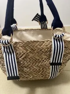 かごバック　ネイビー