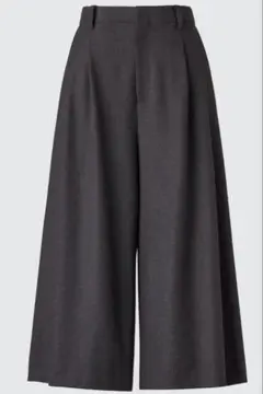 UNIQLO：C キュロットパンツ ダークグレー L