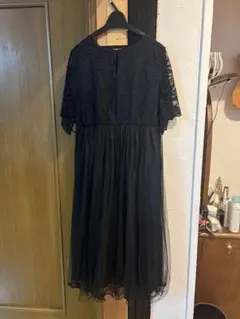 ブラック レース パーティードレス