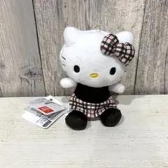 ハローキティ ぬいぐるみ マスコット チェック柄のサムネイル