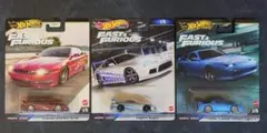 ホットウィール　ワイルドスピード　3台セットのサムネイル