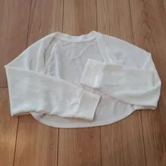 GU　クロップド丈　カーディガン