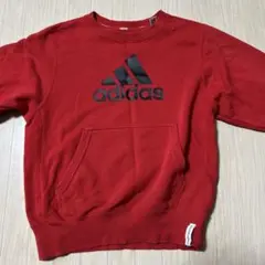 adidas 赤 トレーナー スポーツウェア