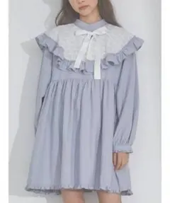 merry jenny レース2wayミニワンピース ブルー