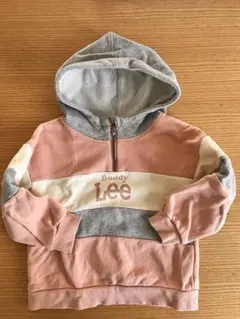Buddy Lee パーカー 100cm ピンク/グレー