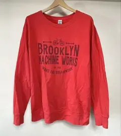 3XL 超ビッグサイズ　ユニクロ　ブルックリンマシンワークス　トレーナー　ロンT
