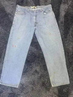 リーバイス550 w40 l30ジーンズ デニムジーパンライトブルー古着メンズ