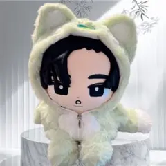 20cm 着ぐるみ 猫 緑 ぬい服 すのチル SnowMan チルぬい グリーン