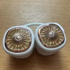 ハンディファン ネックファン 首掛け式 スマイルデザイン