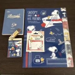 スヌーピー ホールマーク 付箋 5ポケットクリアファイル USJ 消ゴム メモ帳