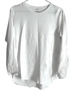 UNIQLO ホワイト 長袖カットソー Sサイズ　綿100%