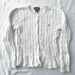 Ralph Lauren ラルフローレン　カーディガン　ケーブル　110cm