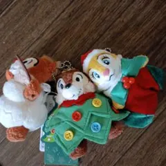 チップとデール クリスマスぬいぐるみセット