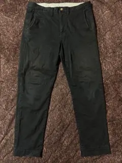 カジュアル チノパン スリムフィット ブラック ウエストW79 また下丈70