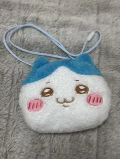 ちいかわ　ハチワレ　ふわふわフェイスポシェット
